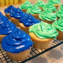 Seahawks Cupcakes